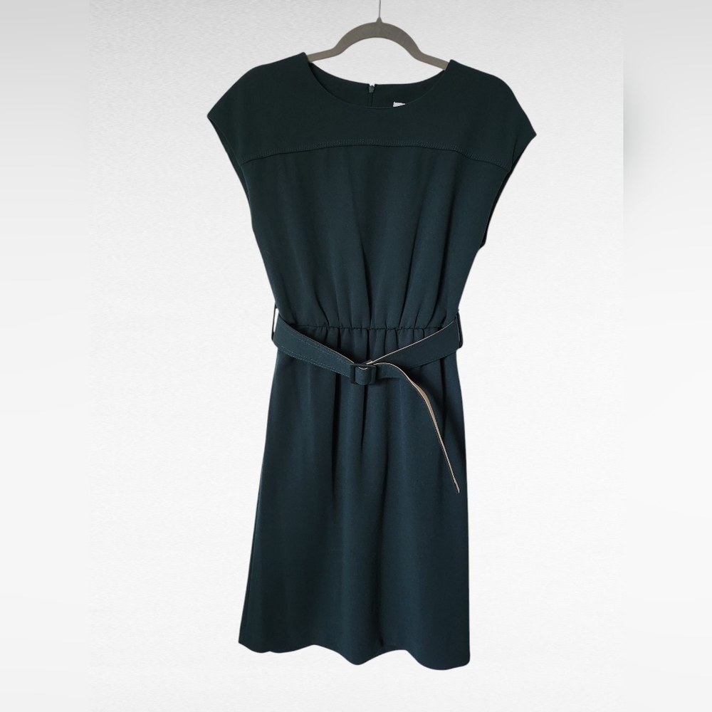 Calvin Klein Forest Green Sheath Dress Size 6